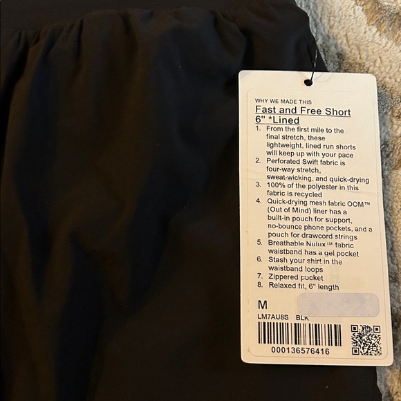 Men’s Lulu Fast and Free Athletic Shorts - Picture 3 of 3